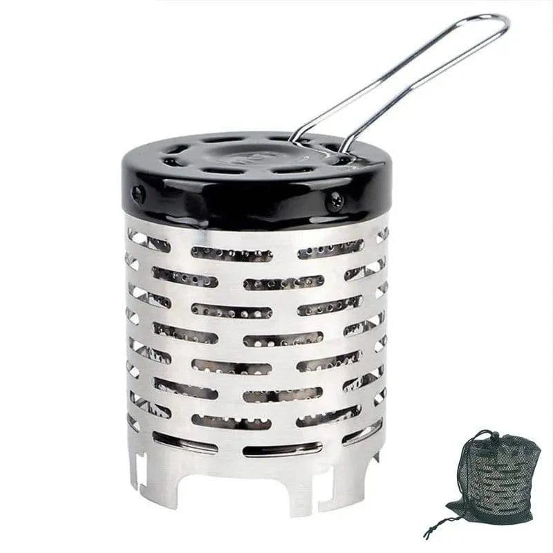 Mini Gas Heater Stove Wear-resistant Outdoor Camping Portable Steel Warmer Heating Cover Equipment-WAYBIKER