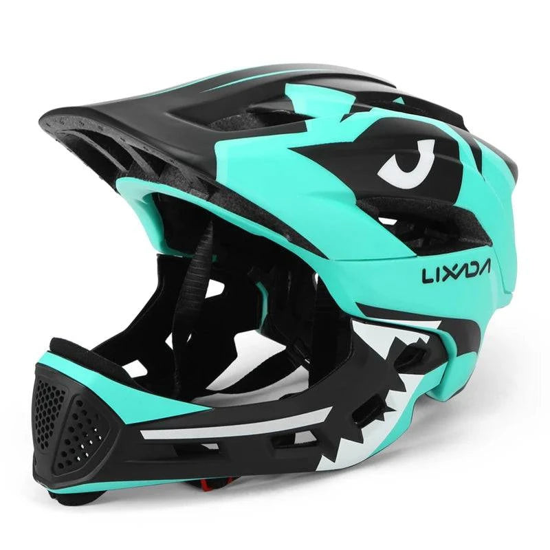 Kids Detachable Full Face Bike Helmet Ultralight Cycling Sports Safety Helmet for Skateboard Scooter Roller Skating-WAYBIKER