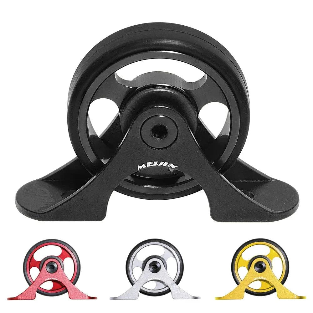 Folding Bike Mudguard Easy Wheel Bike Mud Gear Easy-going Wheel Aluminum Alloy Rear Fenders Wheel For Folding Bike-WAYBIKER