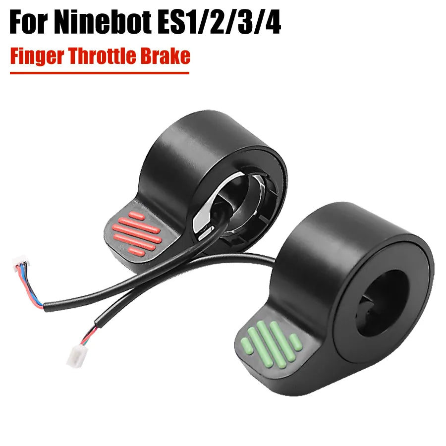 Scooter Finger Button Throttle Brake Set For Ninebot ES1/ES2/ES3/ES4 Electric Scooter Replacement Part Red Green blue grey Color-WAYBIKER
