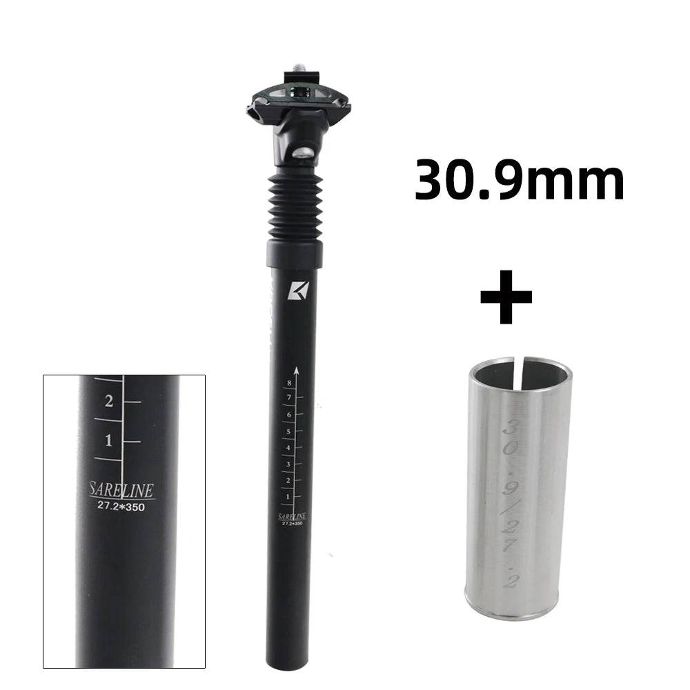 KOCEVLO Seatpost Suspension Dropper Mtb 27 2 Bicycle Seat Post Hanging Saddle Tube 30.9 With Shock Absorber Saddle Mountain Bike-WAYBIKER