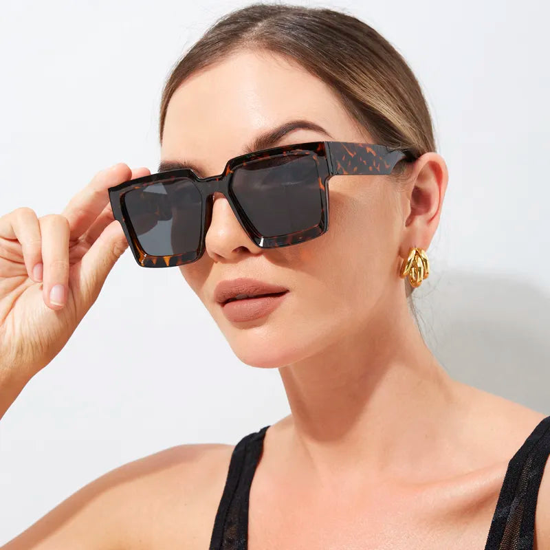 Fahion Vintage Cycling Square Sunglasses Men Women Retro Brand Designer Sun Glasses Unisex Ins Popular Shades Eyewear UV400-WAYBIKER