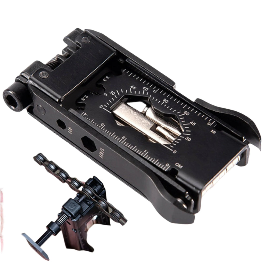 23 In 1 Bike Repair Tool Portable Bicycle Multi Tool Cycling Bike Tire Levers Hex Spoke Wrench Screwdriver Socket Hex Allen Key-WAYBIKER