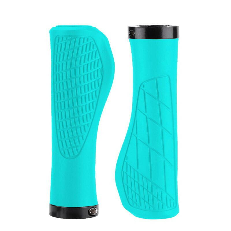 2PCS Non-slip Mountain Bike Handlebar Grip Soft Rubber MTB Grips Anti-skid Comfortable Lockable Bicycle Grips Bike Parts-WAYBIKER
