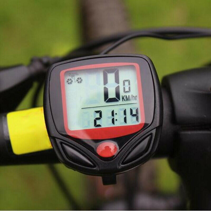1Pcs Waterproof Wired Digital Bike Ride Speedometer Odometer Bicycle C