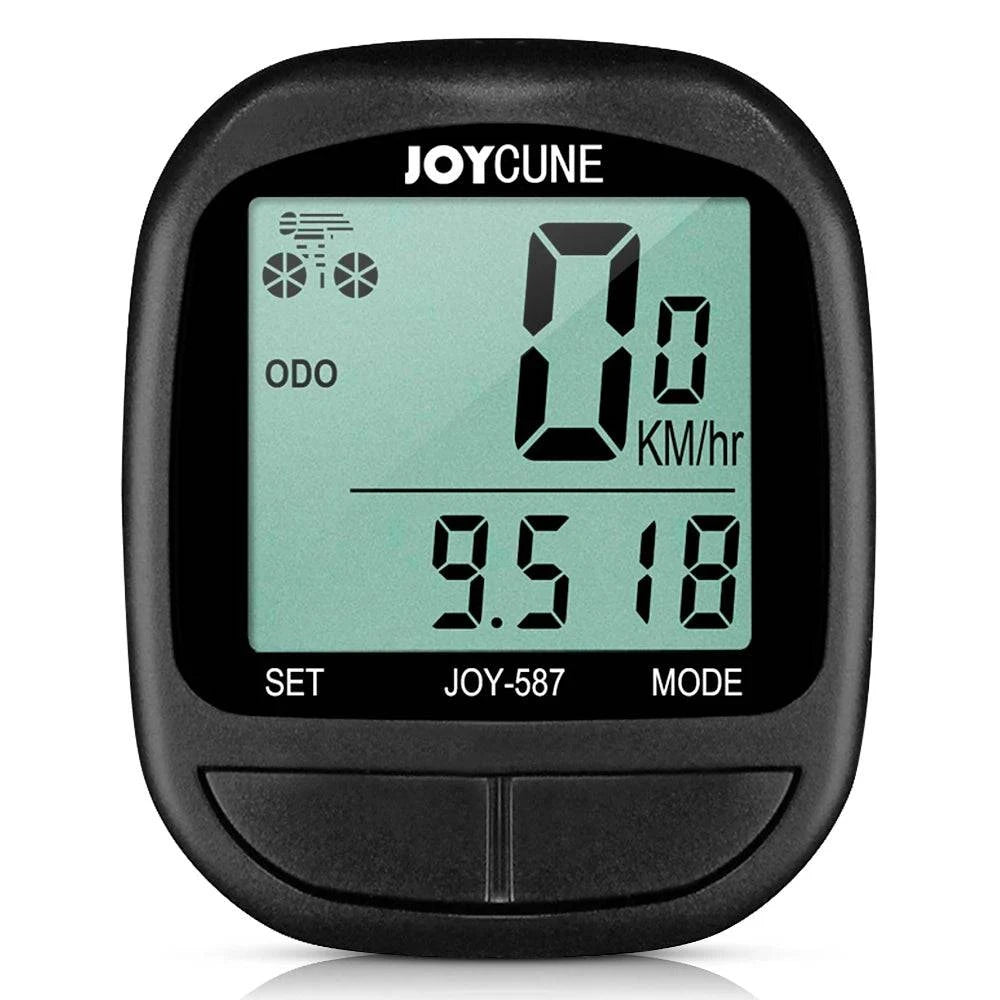 Bike Computer Bicycle Waterproof Wired Speedometer and Odometer Stopwatch Cycle Bike Computer with LED Display for Cycling-WAYBIKER