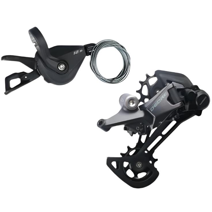 SHIMANO DEORE SL-M6100 Right RD-M6100 SGS 12 Speed Shifter Rear Derailleur Original For Mountain Bikes Riding Parts-WAYBIKER