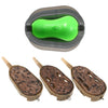 3pcs Fishing Feeder Mould Quick Release Moulds Carp Fishing Bait Holder Tool-WAYBIKER