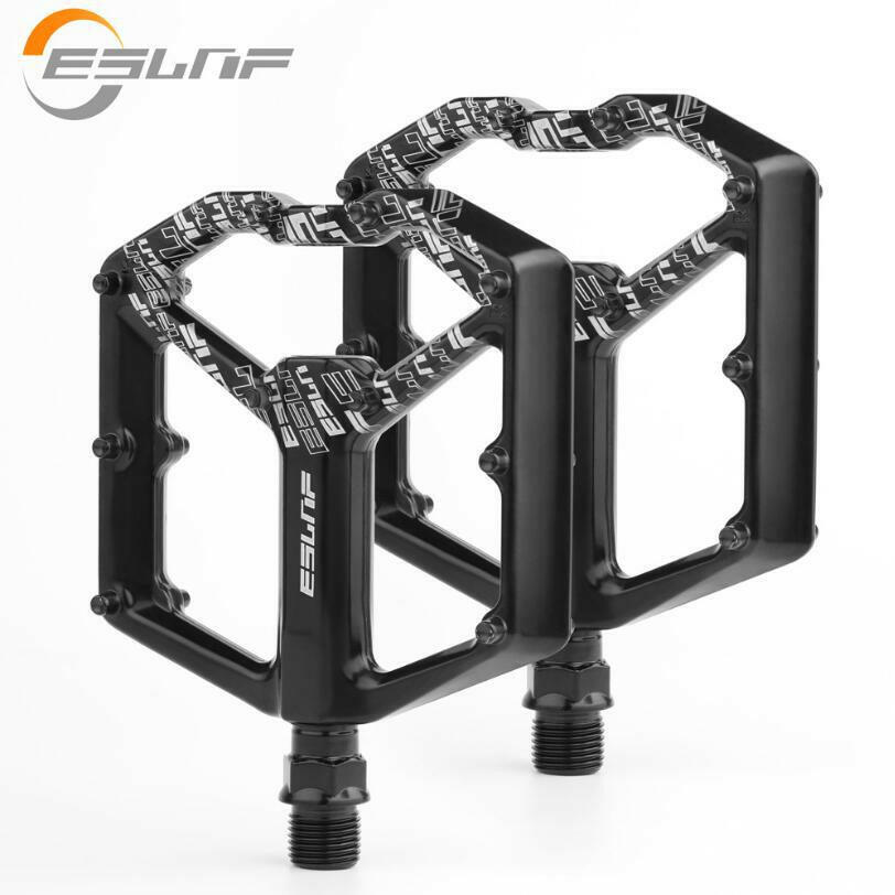 ESLNF Bicycle Pedals Sealed DU Bearing Nonslip Pedal Mountain Road Bike Cycling Alloy Platform Mtb Pedal Bicycle Accessories-WAYBIKER