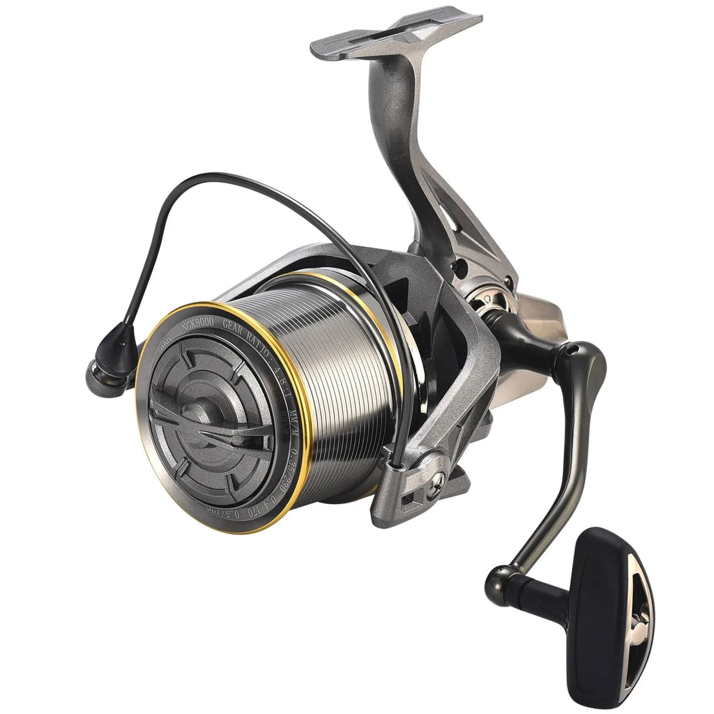 17+1BB Fishing Spinning Reel Gear Ratio 4.8:1 with Interchangeable Left Right Handle Stainless Steel Ball Bearings Fishing Reel-WAYBIKER
