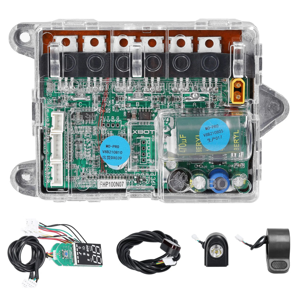 Electric Scooter Motherboard Controller Suite Power Supply BT Digital Display with Accelerator Front and Rear Light for M365/PRO-WAYBIKER