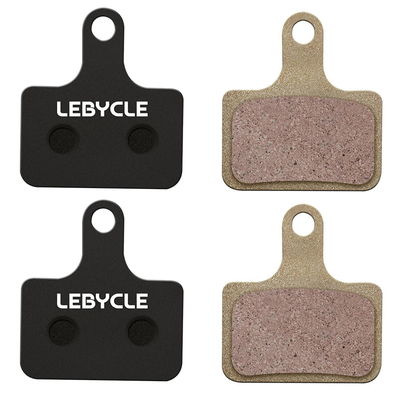 Lebycle 2Pairs High-Quality MTB Bike Resin Semi Metal Brake Pads Universal Hydraulic brake-WAYBIKER