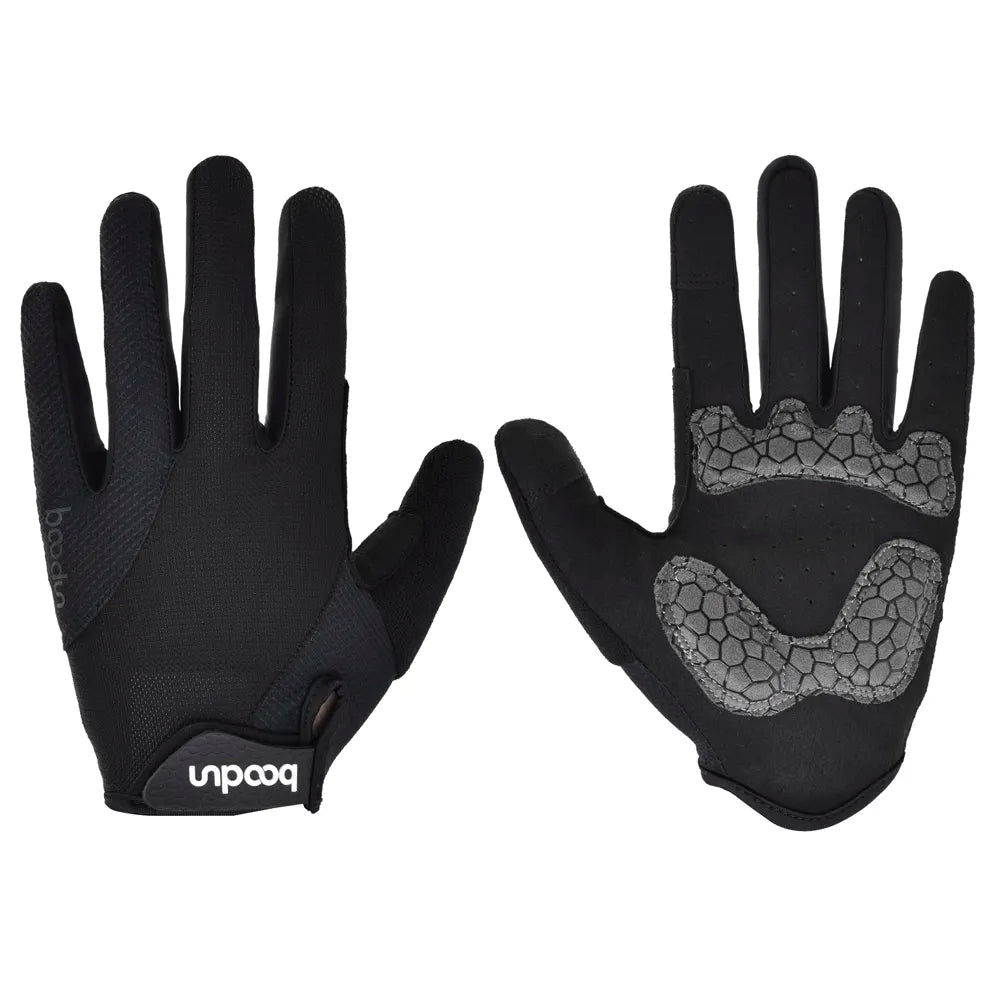Hot 2211441 Bike Glove Winter   Full Finger Racing Unisex Cycling Gloves-WAYBIKER