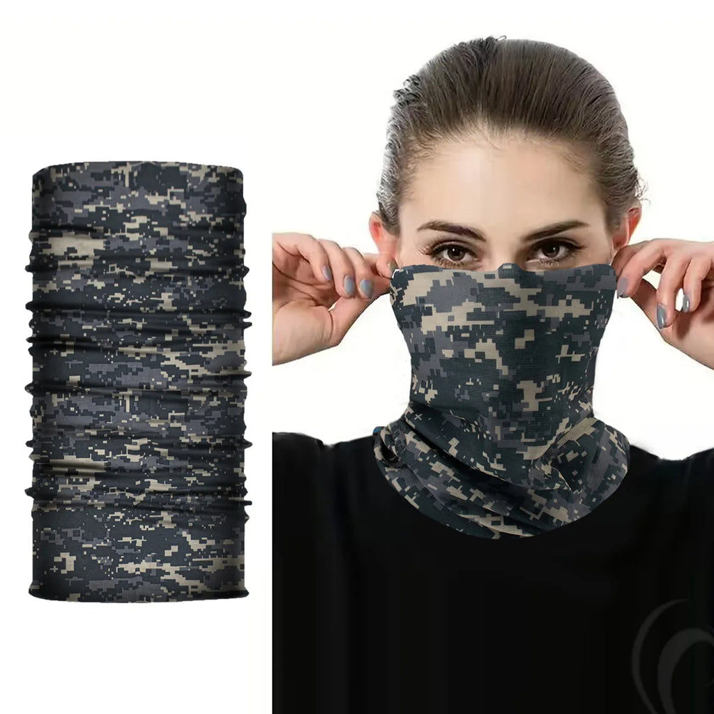 Outdoor Sports Cycling Scarf Breathable Sunscreen Headscarf Magic Headband Scarf Cycling Mask Neck Cover For Men and Women-WAYBIKER