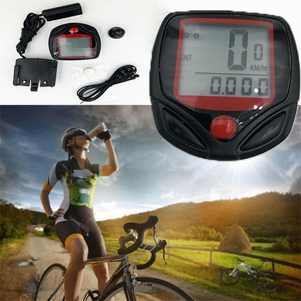 Bicycle Code Meter Riding Equipment Mountainous Bicycle Accessories Road Counter Single Speed Speedometer Wired Waterproof-WAYBIKER