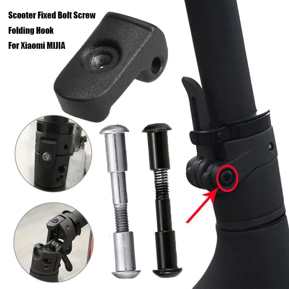 Hinge Bolt Repair Hardened Steel Lock Fixed Bolt Screw Folding Hook for Xiaomi MIJIA M365 Scooter Parts M365 Folding Pothook-WAYBIKER