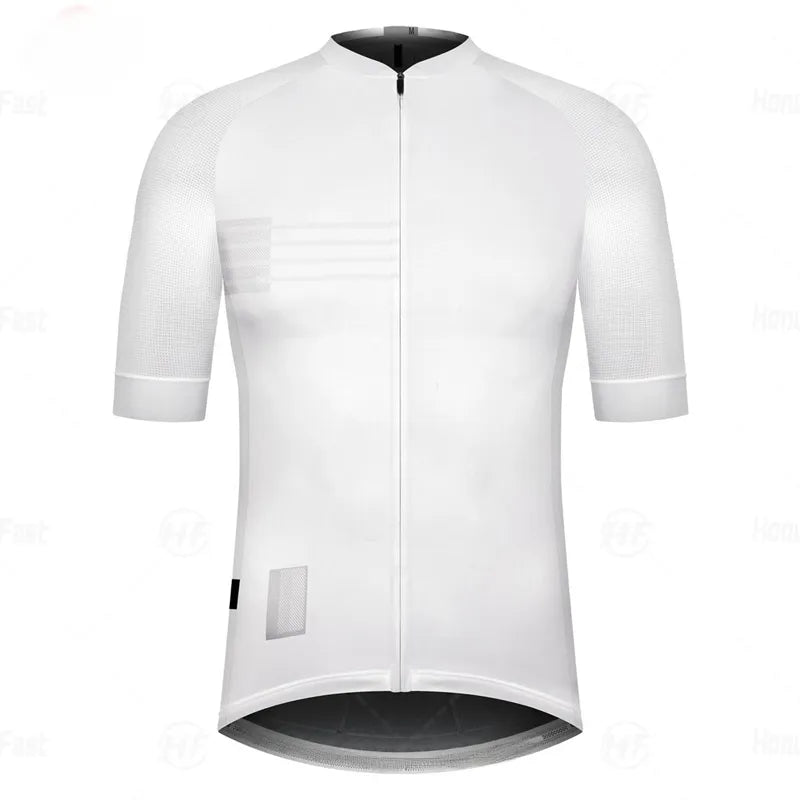 Summer High Quality 2023 New Team Men Cycling Jersey Clothing Black Short Sleeve Breathable Quick Dry Cycle Jersey-WAYBIKER