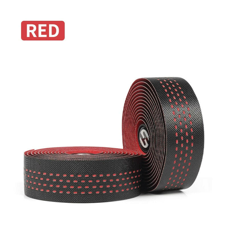 TOSEEK Bike Tape PU+EVA Bicycle Handlebar Tapes Ventilation Woave Leather   Bicycle Accessories Road Bike Bar Tape Handlebar-WAYBIKER