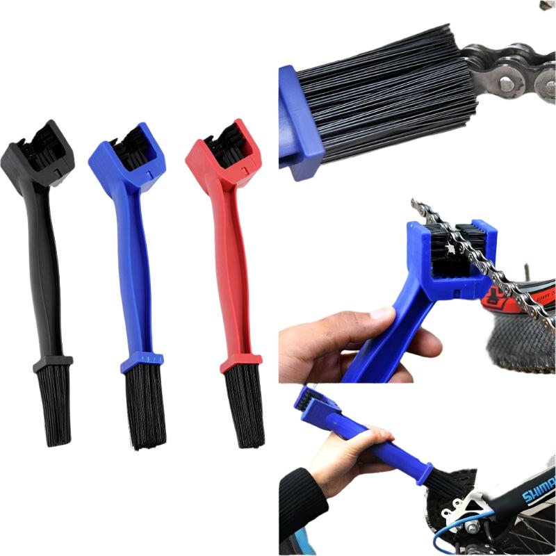 Portable Bicycle Chain Cleaner Motorcycle Road Bike Chain Clean Brush Bicycle Clean Tool Kit Cycling Chain Cleaner Maintenance