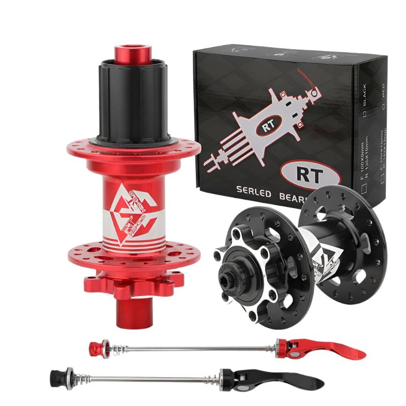 RT Mountain Bike Hub 32 Hole 5 Bearing Hub Rear 10*135mm QR100*15 12*142mm 8/9/10/11 Speed Quick Release Disc Brake MTB Hub-WAYBIKER
