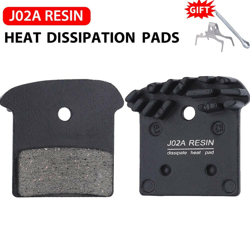MTB Bicycle Disc Brake Pads For SLX Deore XT XTR M8000 Resin Cooling Fin Ice Tech Bike Brake Pads-WAYBIKER