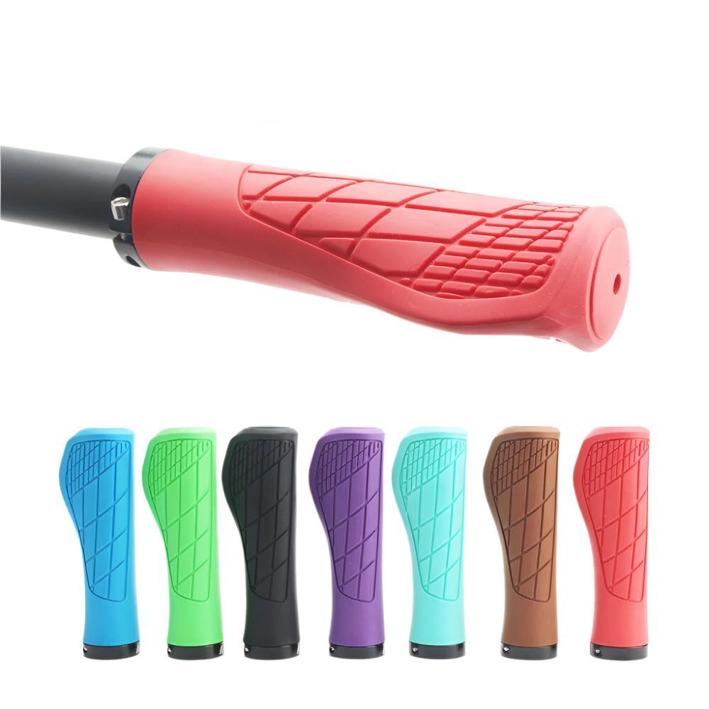 ODI MTB Bicycle Grips Shockproof Bike Handlebar Cover Anti-Slip Lockable Grips Ergonomic Cycling Rubber Ball Handle Grips-WAYBIKER