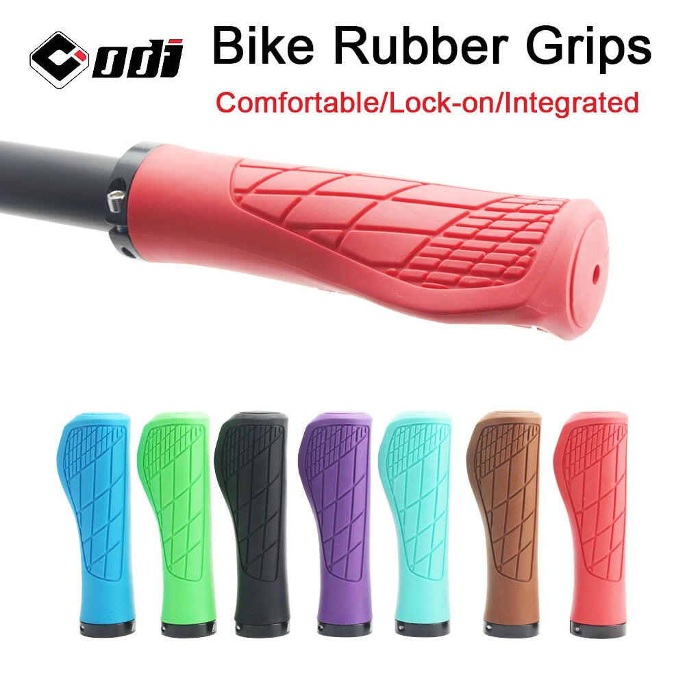 ODI MTB Bicycle Grips Shockproof Bike Handlebar Cover Anti-Slip Lockable Grips Ergonomic Cycling Rubber Ball Handle Grips