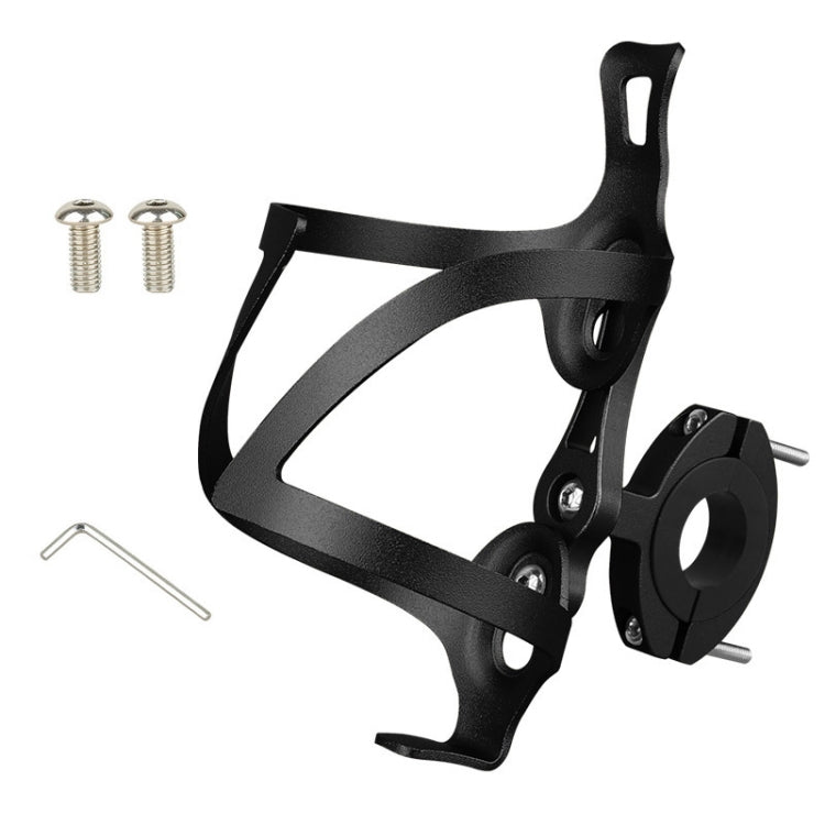 JUNSUNMAY Bike Cup Holder Cages Bicycle Water Bottle Aluminum Alloy Bracket, With Rotation Base, Without Rotation Base - WAYBIKER