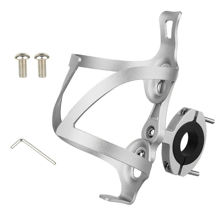 JUNSUNMAY Bike Cup Holder Cages Bicycle Water Bottle Aluminum Alloy Bracket, With Rotation Base, Without Rotation Base - WAYBIKER