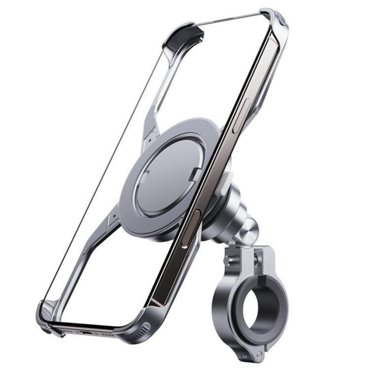For iPhone 16 Pro Max Z10 Anti Shake Cycling Bracket Motorcycle Mount Magnetic Phone Holder