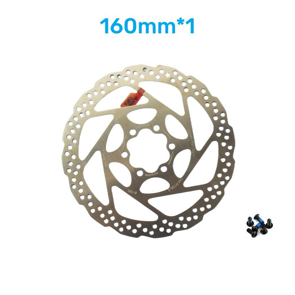 Original RT56 160mm 180mm Brake Disc 6 Bolt Mountain Bikes Rotor Stainless Steel Efficient Cooling Brake Disc Malaysia Origin-WAYBIKER