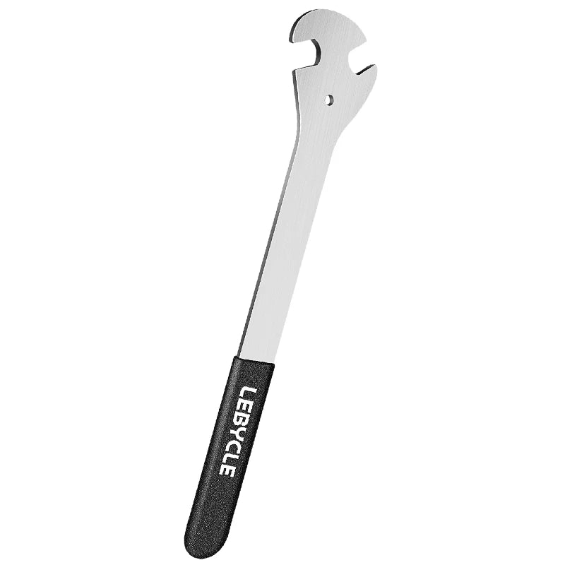 Lebycle Bike Pedal Wrench Extra Long Handle Sturdy Durable Cycling Pedal Spanner Install 15mm Tool Bicycle Accessories-WAYBIKER