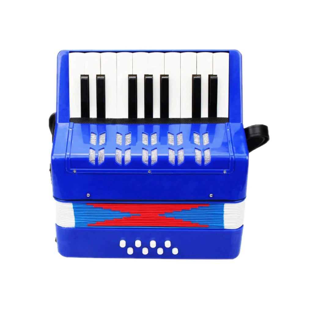 Kids Children Accordion 17-Key 8 Bass Mini Small Accordion Educational Musical Instrument for Beginner Birthday Gift-WAYBIKER