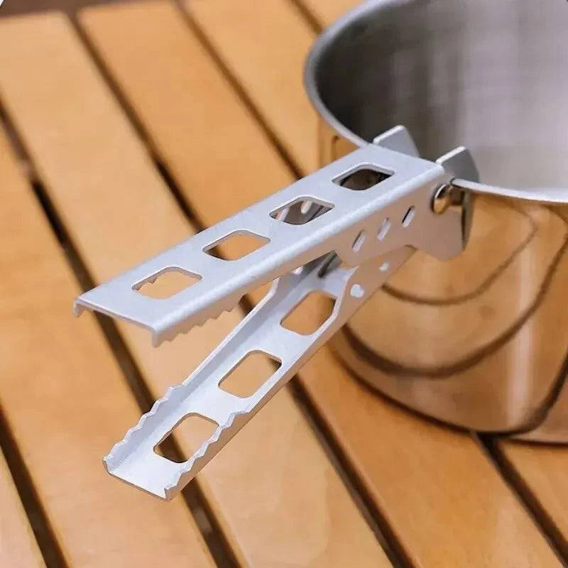 Outdoors Home Anti-hot Alloy Pot Clip Bowl Gripper Pot Food Clamp Kitchen Bowl Dish Pan Anti-Scalding Clip Kitchen Accessories-WAYBIKER