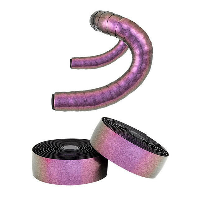 2pcs Chameleon Color Road Bike bar Tape EVA PU Bicycle Handlebar Tape Breathable Sweat Anti-Skid Shock Absorber Wrap Tape 2150mm-WAYBIKER