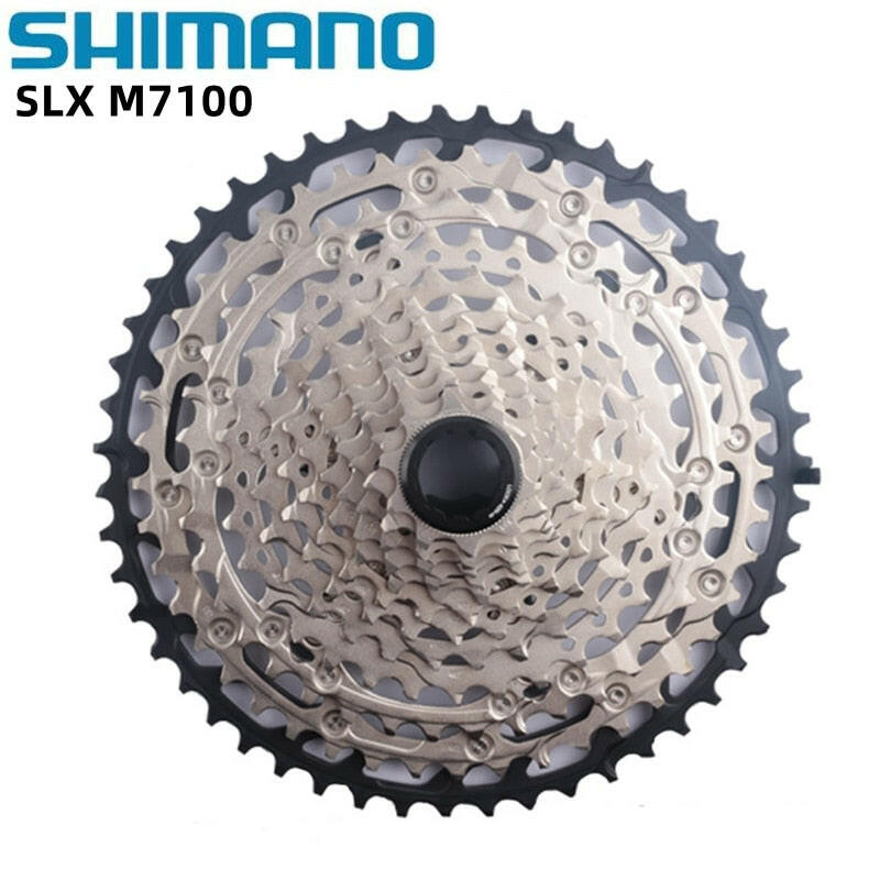 Shimano SLX M7100 Cassette 12s For Mountain Bike 12 Speed MTB Flywheel 10-51T 10-45T Freewheel Original Shimano Riding Parts-WAYBIKER