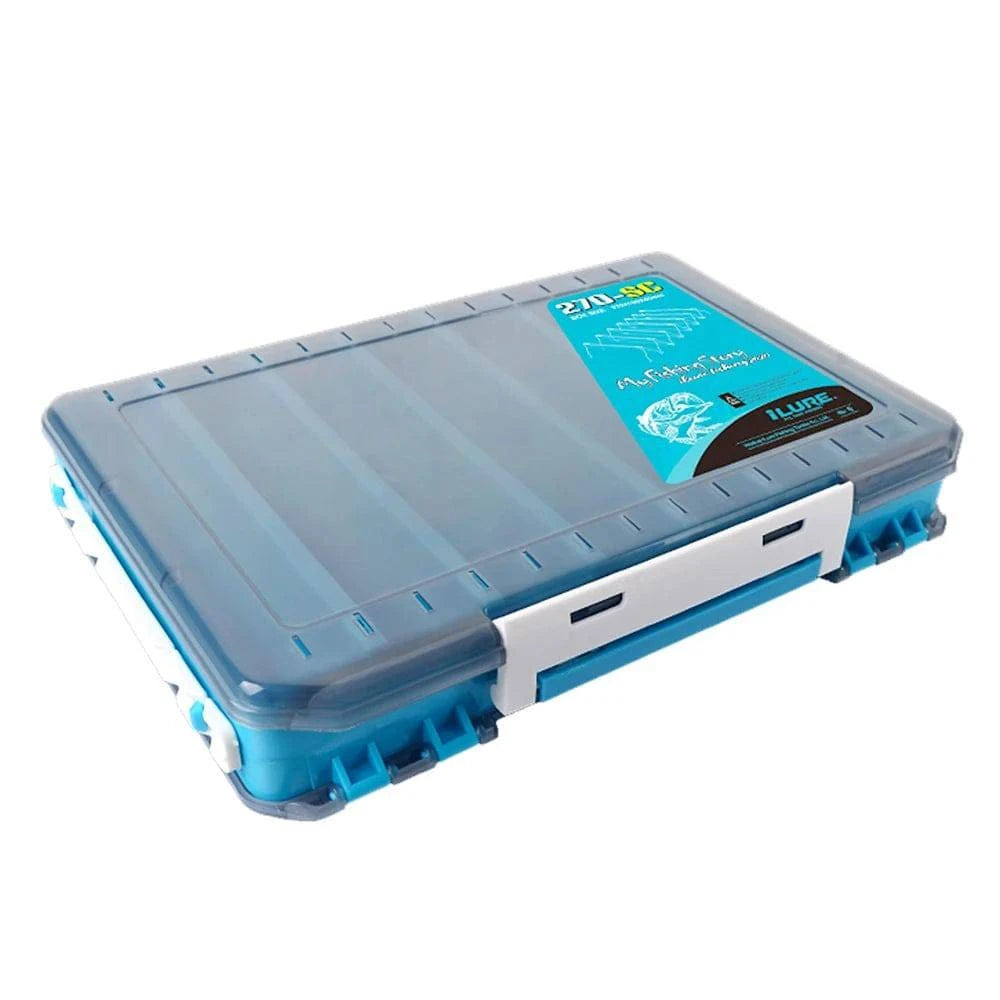 Double Sided Fishing Box Fishing Accessories Lures Hooks Storage Box Fishing Tackle Organizer Box-WAYBIKER