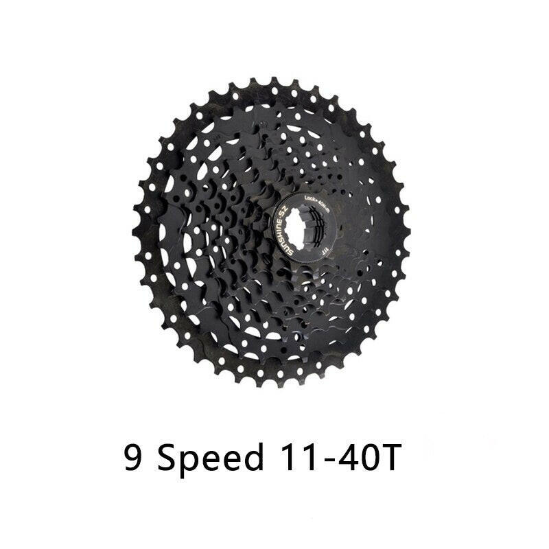 SUNSHINE 9 Speed MTB Road Bike Freewheel Cassette Flywheel 9S 25/28/32/36/40/42/46/50T for SHIMANO M370 M390 M4000 M590 Sram 9v-WAYBIKER
