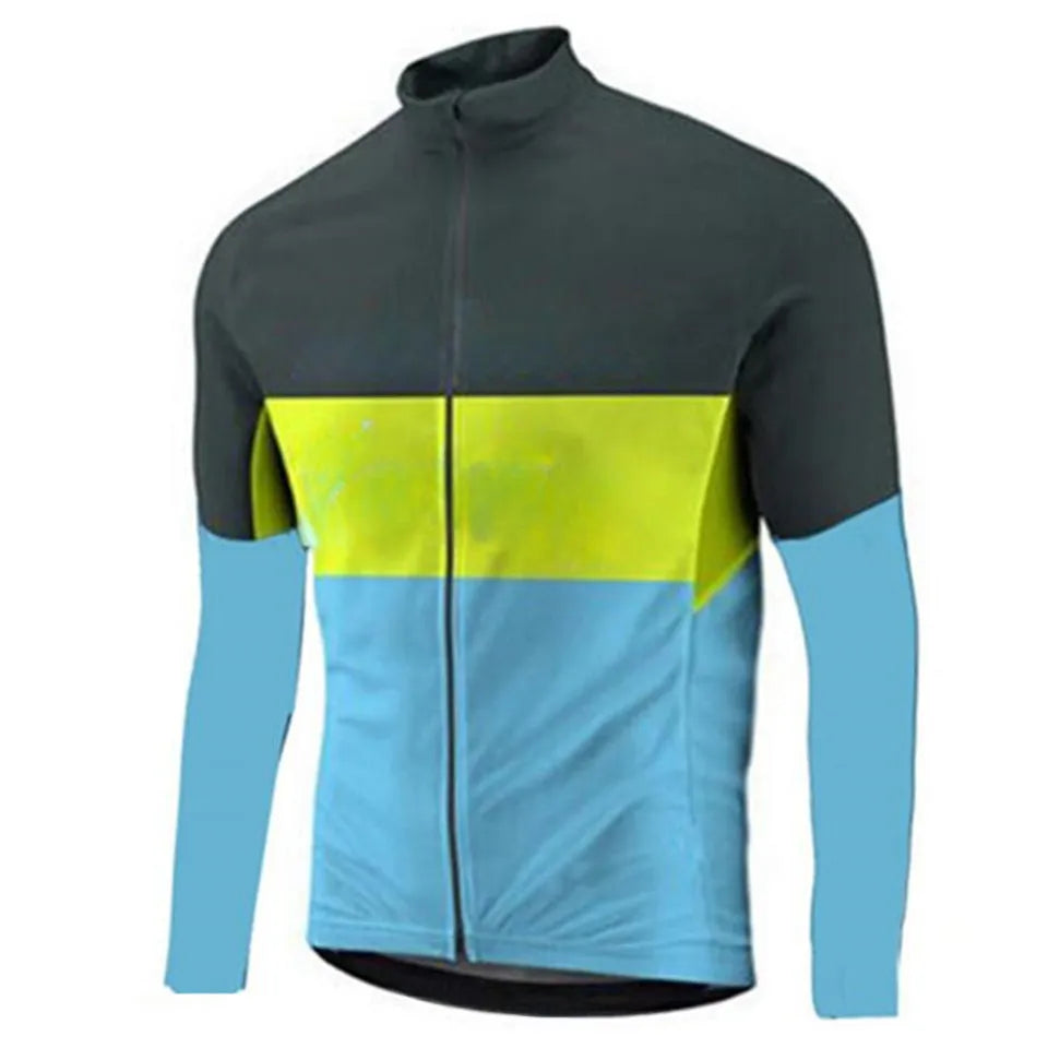 Cycling Jersey Spring Autumn Team Morvelo Long Sleeve Mens Cycling Jersey Ropa Ciclismo Bike Bicycle Clothes Clothing-WAYBIKER