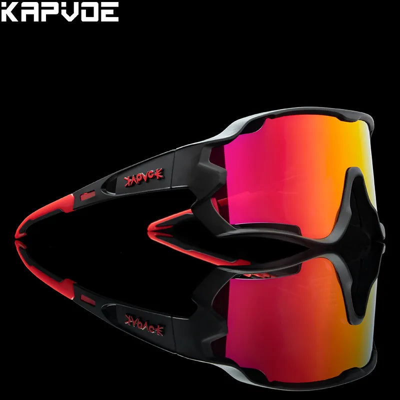Kapvoe Polarized Cycling Sunglasses Men Outdoor Sports Bicycle Women Bike Cycling Glasses TR90 Bike Goggles Eyewears-WAYBIKER