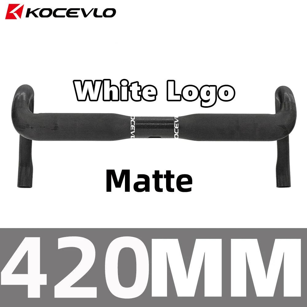 Kocevlo SL Road Carbon handlebar ultra light 150g Compatible  internal cabling system Gravel road bike handlebar 31.8mm-WAYBIKER