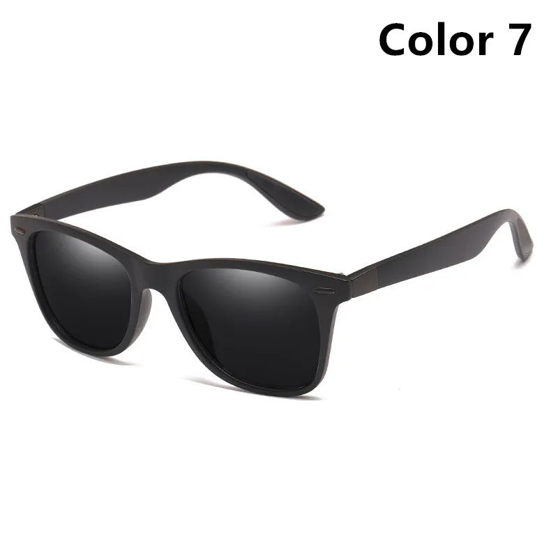 Quality Polarized Sunglasses Men Women Vintage Square Design UV400 Eyewear Hiking Driving Cycling Fishing Sun Glasses-WAYBIKER