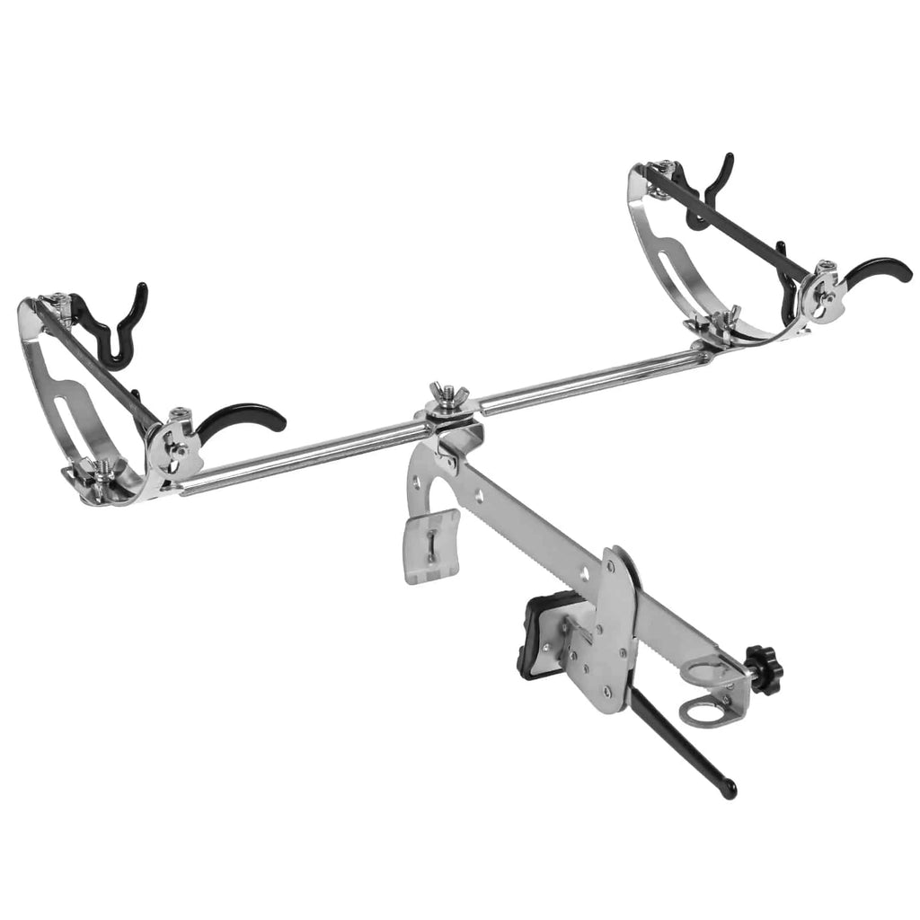 Stainless Steel Turret Bridge Fishing Bracket Clamp-on Fishing Rod Holder Boat Mount Rod Holder Bridge Railing Fish Pole Bracket-WAYBIKER
