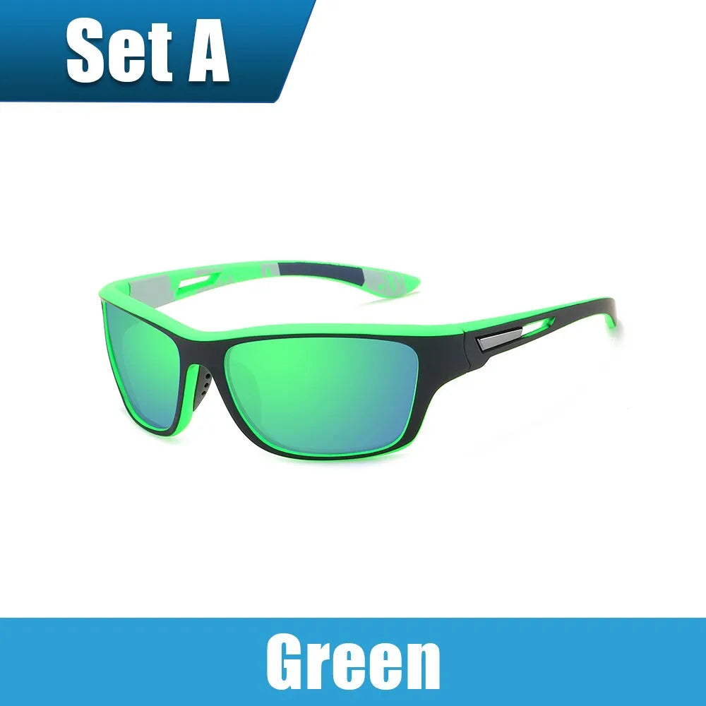 Polarized Mens Cycling Sunglasses UV Protection Sport Polarized for Men Women Outdoor Driving Camping Hiking Fishing Bicycles-WAYBIKER