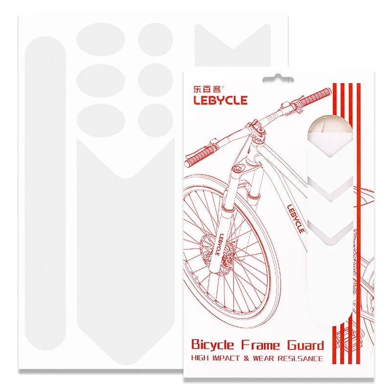 Lebycle Front Fork Decals Bicycle MTB Road Rock Stickers Bike Racing Cycling carbon fibre Protect Film Kit-WAYBIKER