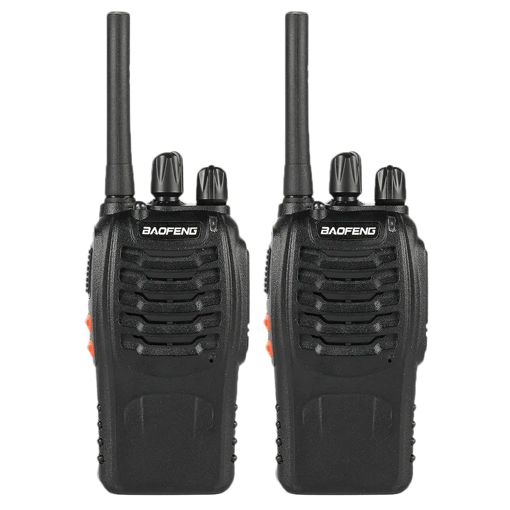 2PCS BAOFENG 888S Amateur Handheld Two Way Radio TH888S UHF Portable Walkie Talkies for Adults, Hiking Biking Camping-WAYBIKER