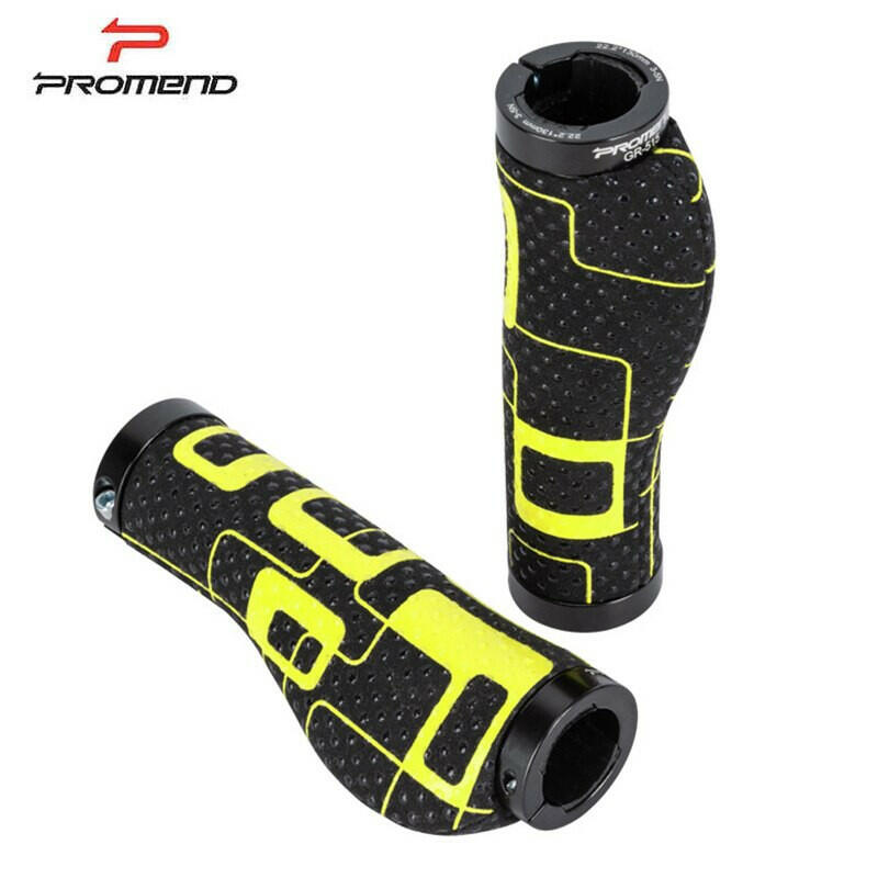 PROMEND Bicycle Grips MTB Silica Gel Handlebar Grips Anti-skid Shock-absorbing Mountain Bike Grips Ultralight Cycling Handlebar-WAYBIKER