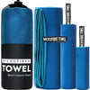 2 Pieces Of 80 X 40CM And 152 X 76CM Quick Drying Sports Towels, Swimming, Fitness, Camping, Running, Beach Towels-WAYBIKER