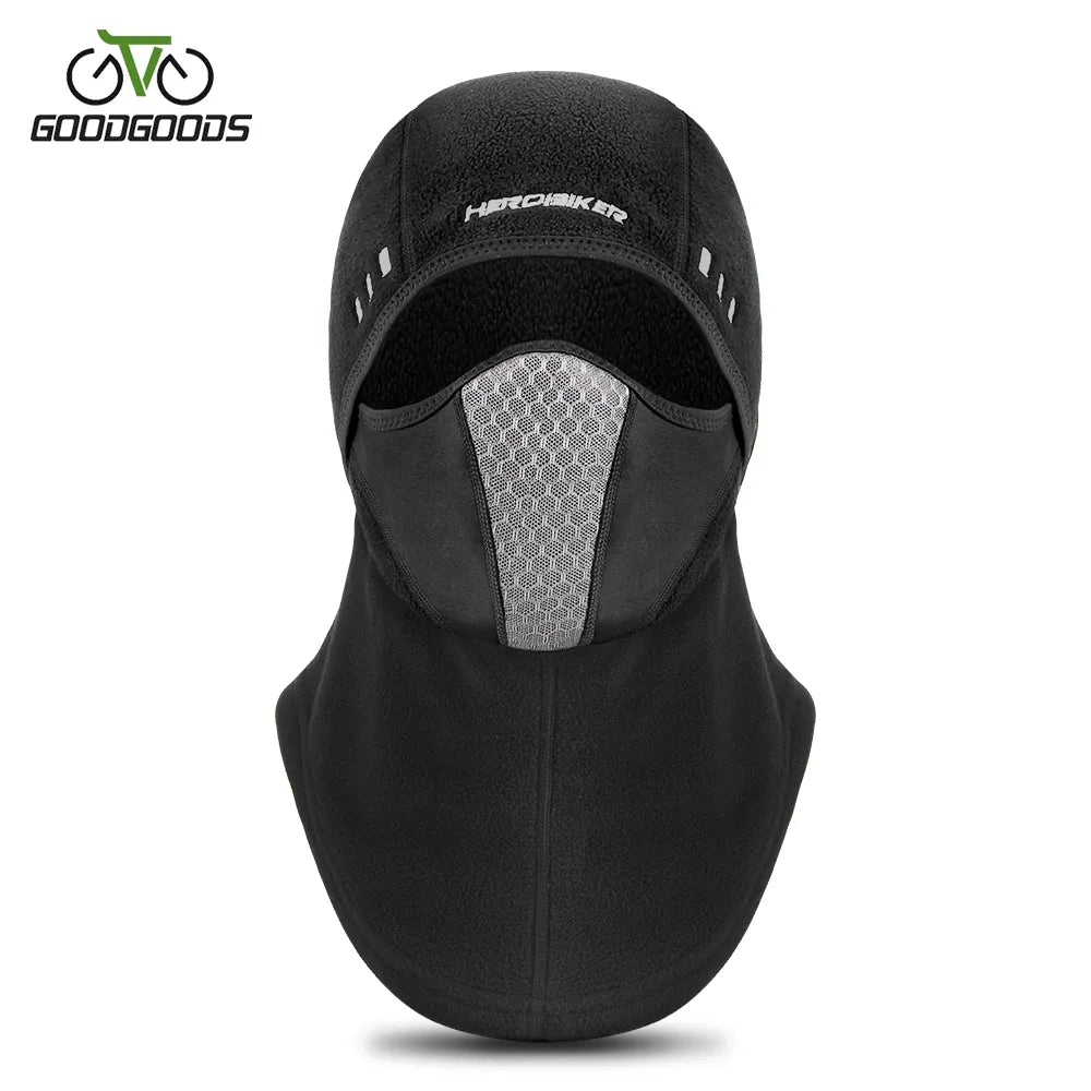 HEROBIKER Balaclava Cycling Face Mask Fleece Motorcycle Thermal Face Windproof Cold-Proof Winter Motorcycle Mask-WAYBIKER