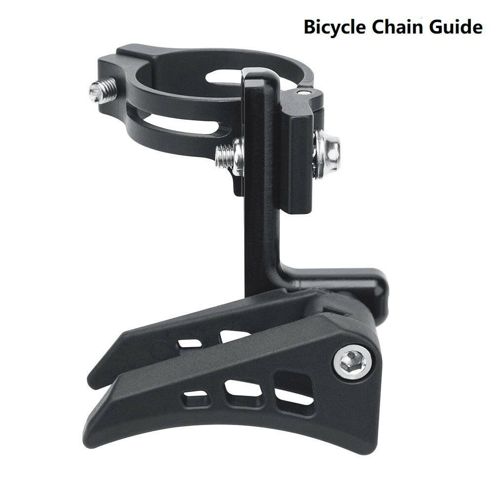MTB Bicycle Chain Guide Drop Catcher 31.8 34.9 Clamp Mount Adjustable For Mountain Gravel Bike Single Disc 1X System